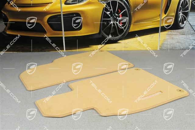 Fußmattensatz vorne (L+R), luxorbeige Fußmattensatz vorne (L+R), luxorbeige