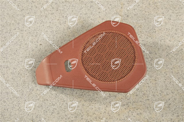 Cover, Leather, Center, Terracotta