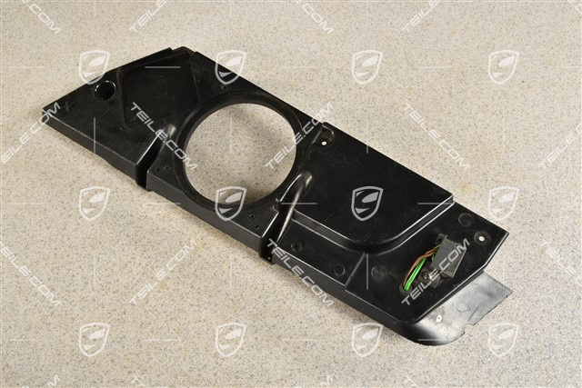Speakers retaining frame, passengers door, R