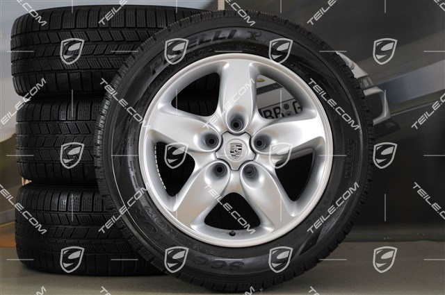 18-inch Cayenne Turbo winter wheel set, with winter tyres 255/55 R18