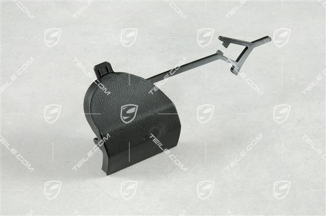 Rear bumper Towing lug / Hook Cover Cap, Black, R Rear bumper Towing lug / Hook Cover Cap, Black, R