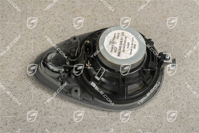 Loudspeaker, rear, Harmann,  Graphite Grey, Coupe, L / Targa,  L /  Convertible, R