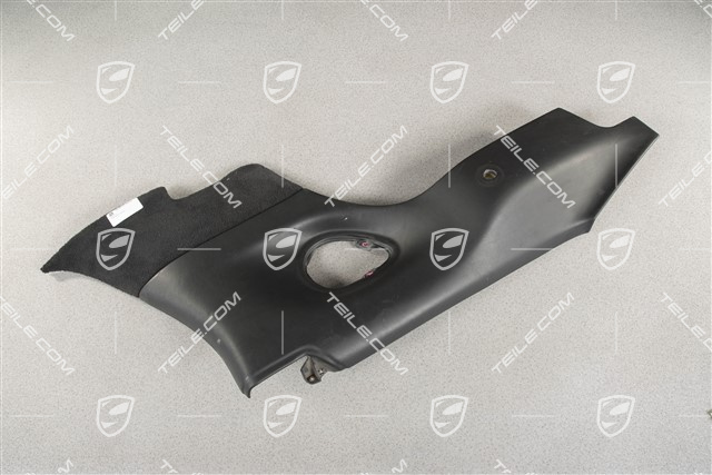 Seitenwandverkleidung, Kunstleder, Schwarz, Coupe, L