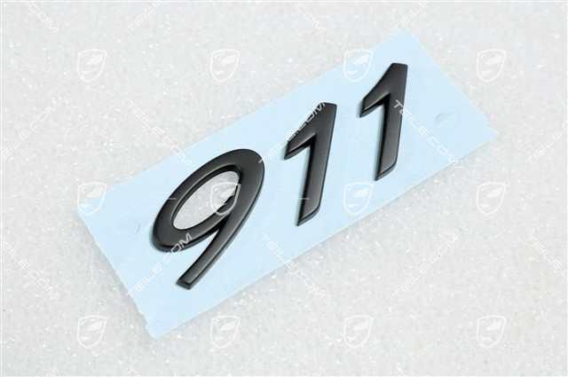 Logo "911", black, for GTS Logo "911", black, for GTS