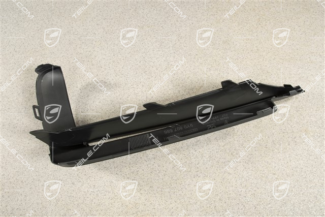 Disc / cover, retaining frame, Upper, Black matte, R