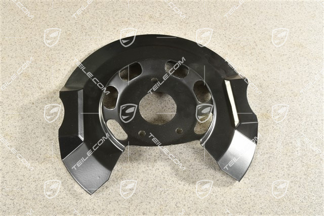 Front axle disc brake protective plate, L=R