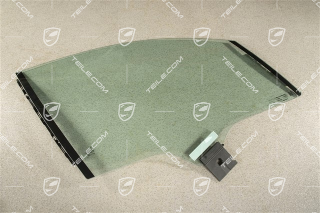 Door window glass, front, Green heat-insulating glass, R