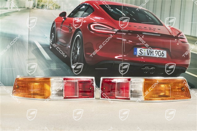 Rear light set, Original Porsche Classic, SWB, EU version, set L+R