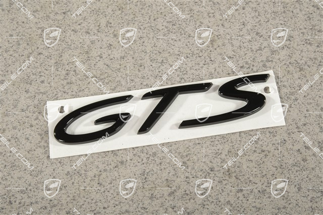 Logo "GTS" glossy black