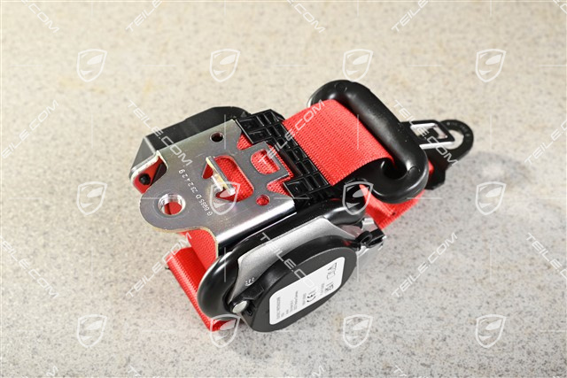 Seat belt, front, Guards Red, L
