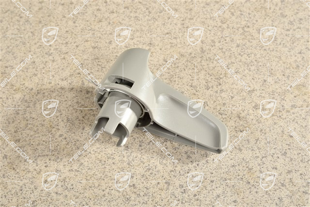 Backrest locking lever, Steel Grey, R