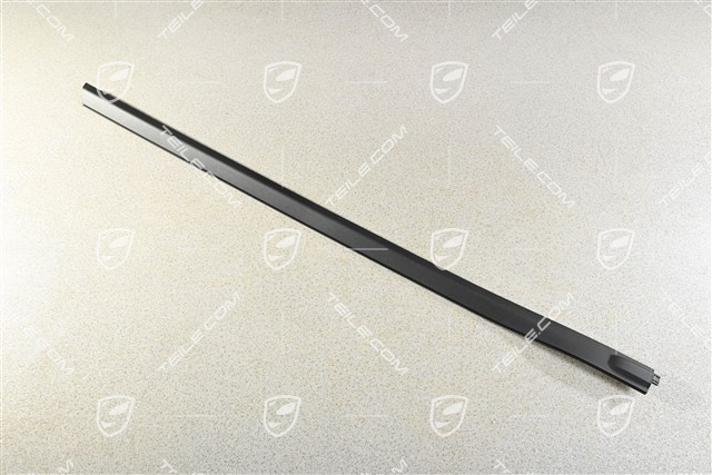 Sill trim, front, outer, satin black, L