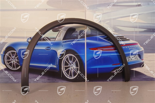 Wide wheel arch, front wing / fender moulding, black, R Wide wheel arch, front wing / fender moulding, black, R