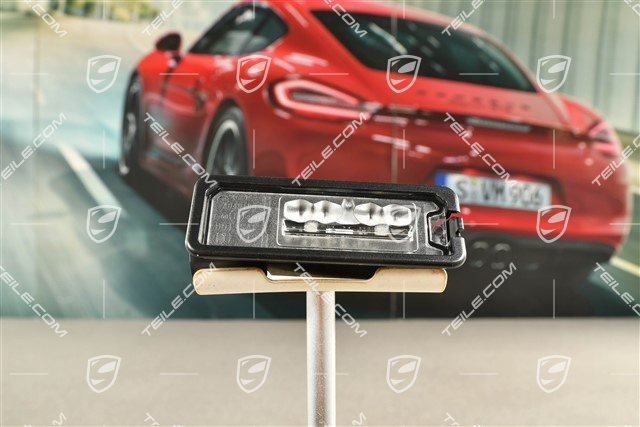 Number plate light, L=R