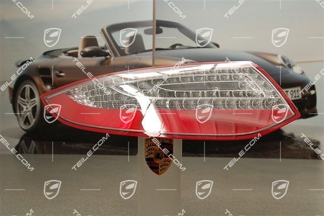 Rear light, clear glass optics, LED, Facelift 08-, L Rear light, clear glass optics, LED, Facelift 08-, L