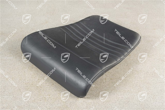 Back seat lower / cushion, Cabrio, leather, Metropol blue, R
