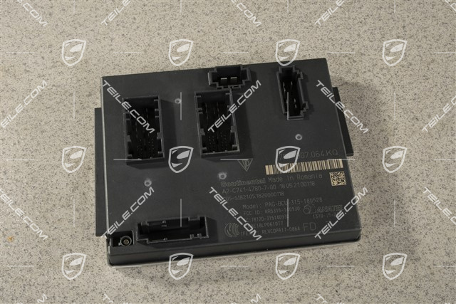 Spyder, Control unit (BCM) Comfort system and electrical system, Immobilizer 315MHz