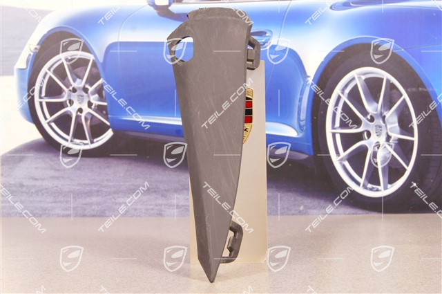 Front bumper Edge cover, satin black, R Front bumper Edge cover, satin black, R