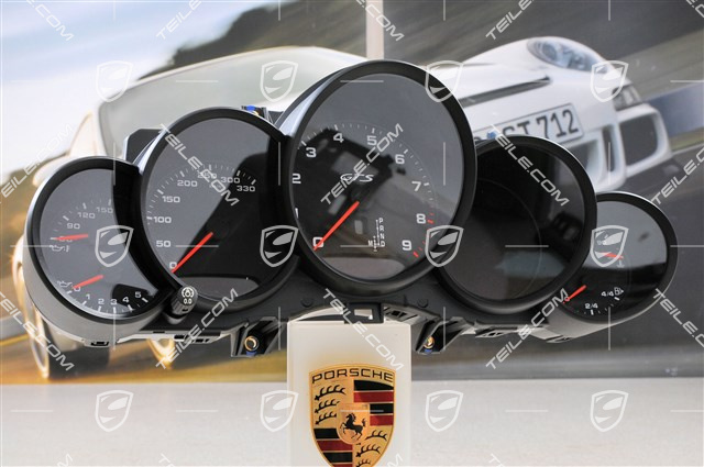 Instrument cluster, GTS, PDK, black mat Instrument cluster, GTS, PDK, black mat