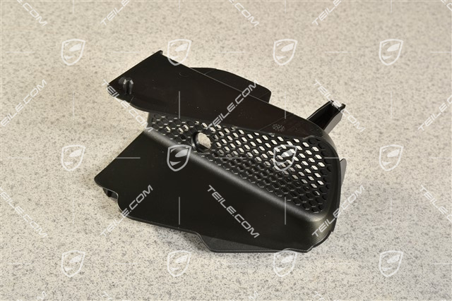 Air duct / guide, Black, R