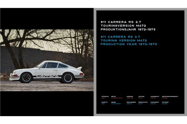 Porsche Carrera RS 50 YEARS 1972-2022, DE+EN, Limited Edition / 500 pcs.