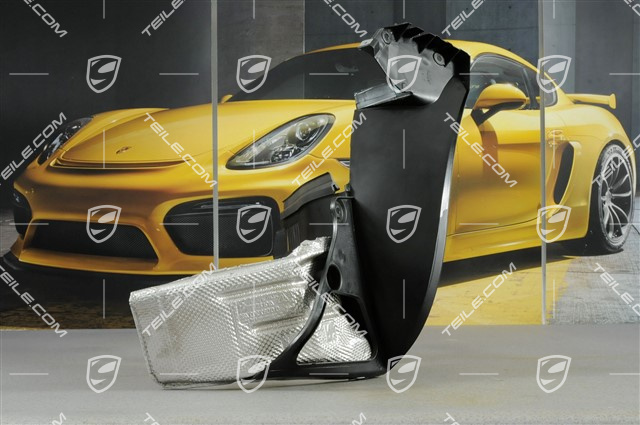 Support with heat protection, R Support with heat protection, R