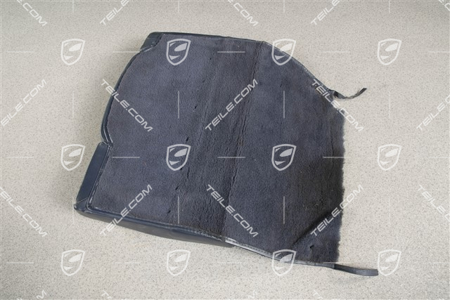 Back seat backrest, rear, leatherette, night blue, cabrio, R