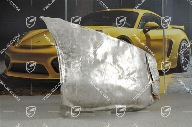Heat shield, Turbo/4S/S2, L Heat shield, Turbo/4S/S2, L