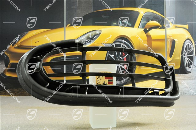 Bumper grille (grille frame), black, R Bumper grille (grille frame), black, R
