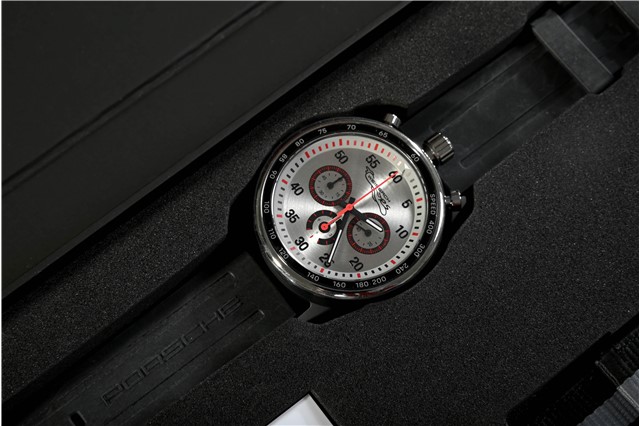 Porsche Design Men's Chronograph Race, Weissach RS logo