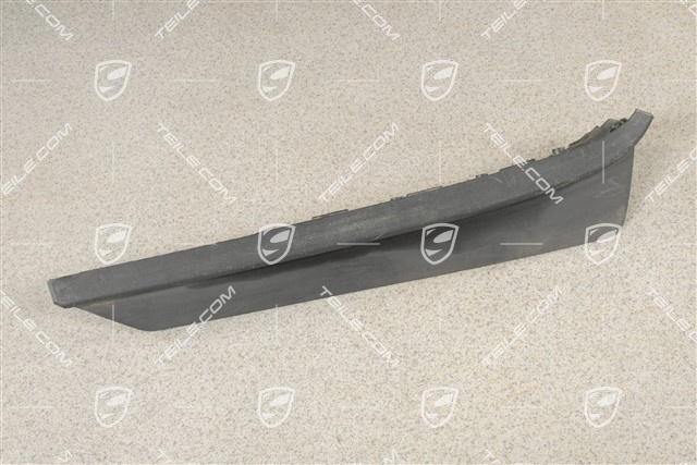 Front bumper spoiler, lower, Satin black, R