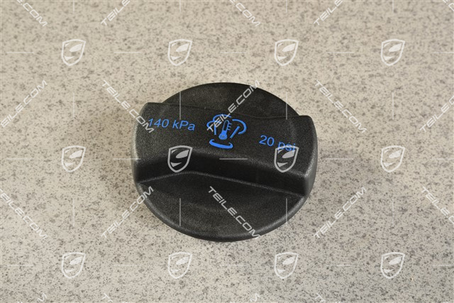 Filler cap for coolant tank