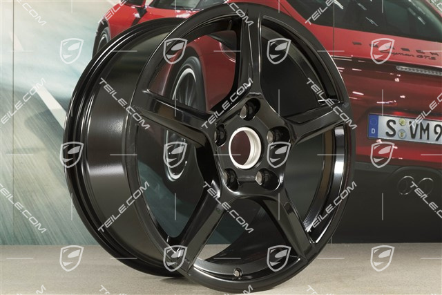 18-inch wheel Boxster IV, 8J x 18 ET57, black high gloss