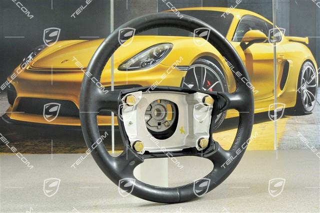 4-spoke steering wheel, leather, "metropol" blue 4-spoke steering wheel, leather, "metropol" blue