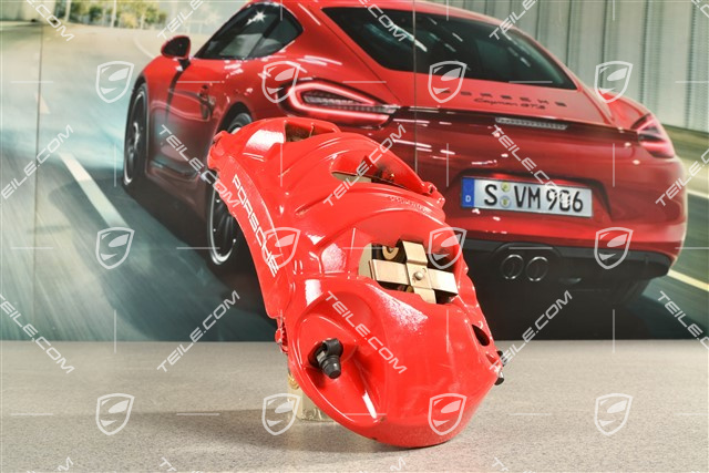 GT4, Front axle brake calliper, Red, R