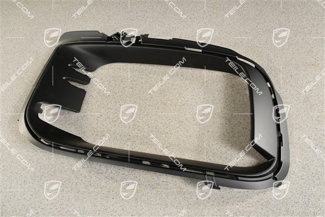 Turbo Sport Design, Front bumper, side ventilation grille, Black matte, R