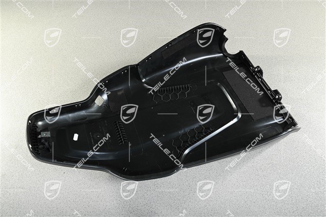 Front seat Backrest shell, sport seat, Dark silver, L