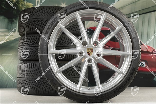 20/21-inch Carrera S winter wheel set, wheel rims 8,5J x 20 ET53 + 11J x 21 ET66 + Michelin winter tyres 245/35 R20 + 295/30 R21, with TPMS