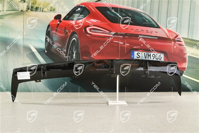 Sport Design, Rear bumper lower cover / diffuser, Black