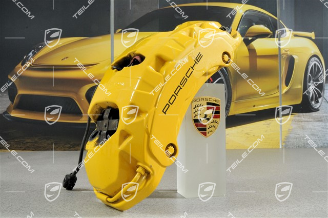 Calliper, PCCB ceramic brake, yellow, L Calliper, PCCB ceramic brake, yellow, L