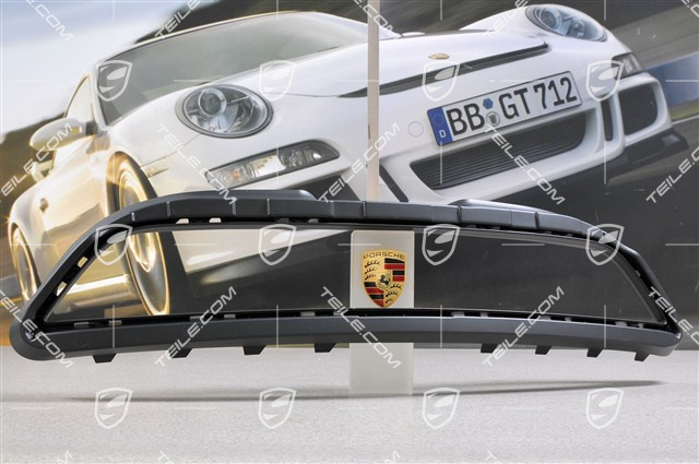 Retaining frame centre, GTS / Sport Design package, black mat Retaining frame centre, GTS / Sport Design package, black mat