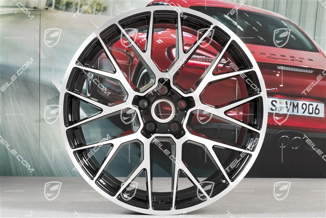 20" Felga RS-Spyder Design, 10J x 20 H2 ET19, czarny wysoki połysk
