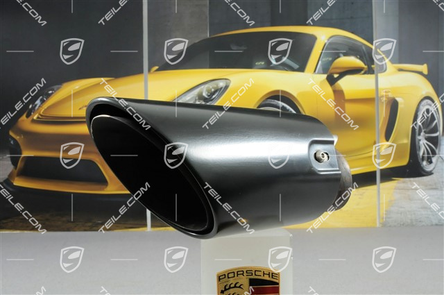Exhaust system tail pipe, black, inner, GTS, R Exhaust system tail pipe, black, inner, GTS, R