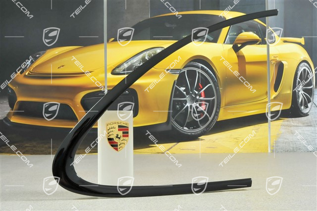 Cover strip, side window, black, R Cover strip, side window, black, R
