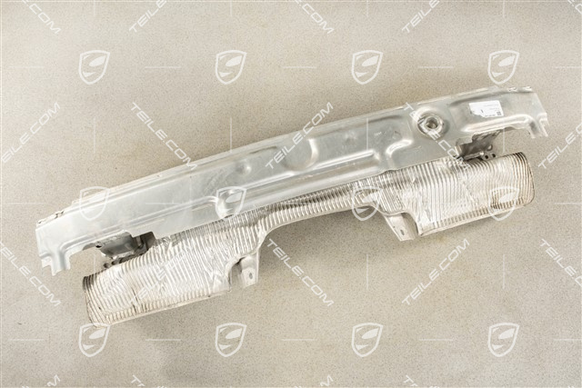 Rear bumper support rail