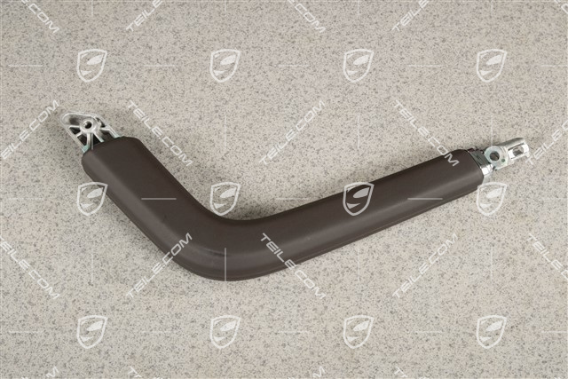 Grab handle centre console, Leather, Espresso, L