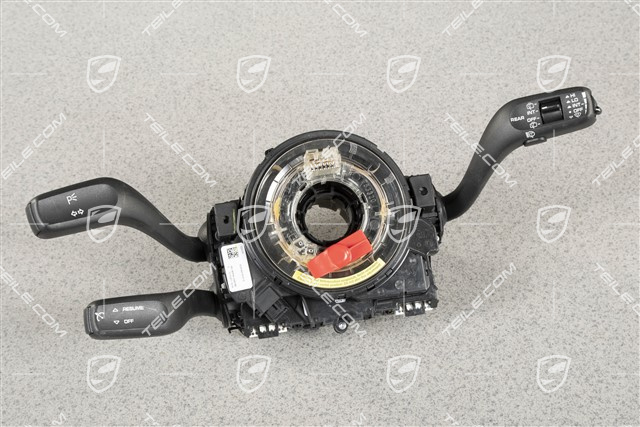 Steering column stalk switch, Cruise control / headlight ceaning system / 3-spoke multifunction steering wheel