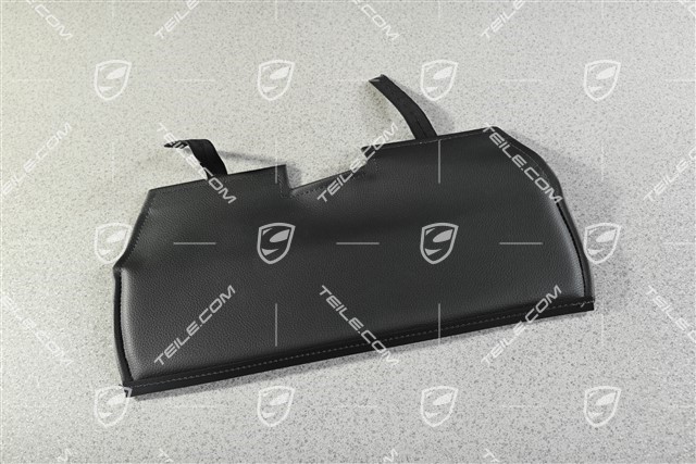 Fabric cover / Trim for Backrest shell, Black