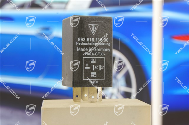 Rear window heating Relay / control unit