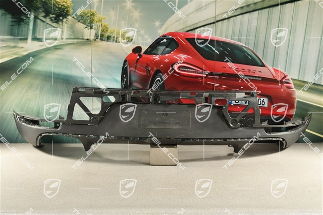 Rear bumper, lower lining, Black